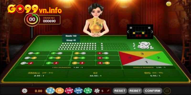Chơi Fantan luôn thắng tại cửa KWok