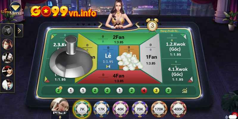Cách chơi Fantan luôn thắng ở cửa Nim